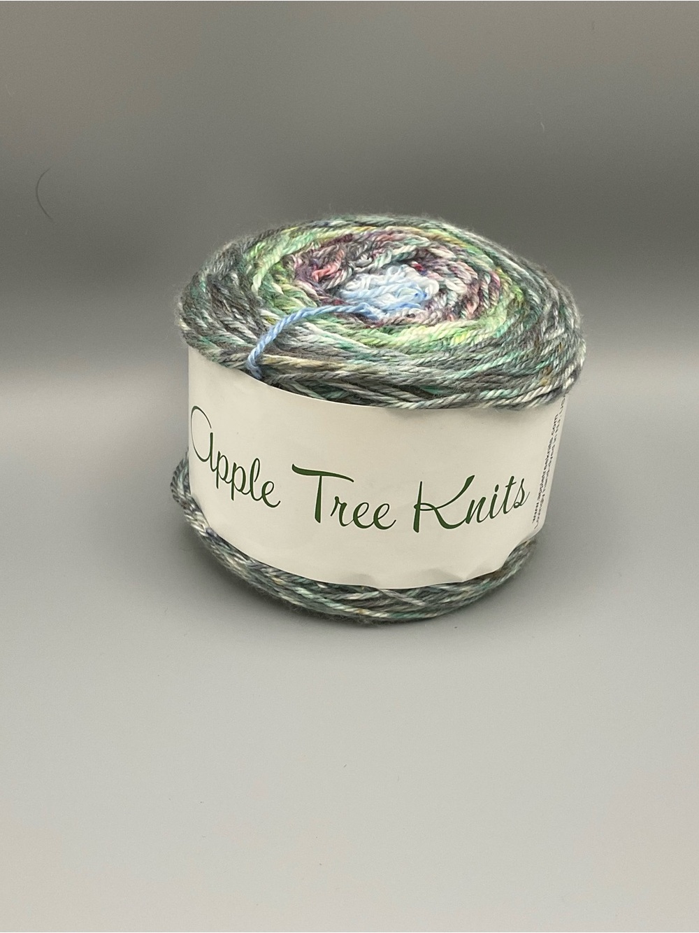 Apple Tree Knits Luxe Fingering 4oz Mulberry Silk Merino Museums + Art Gradient